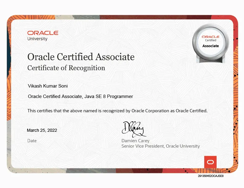Certificado Aprobación